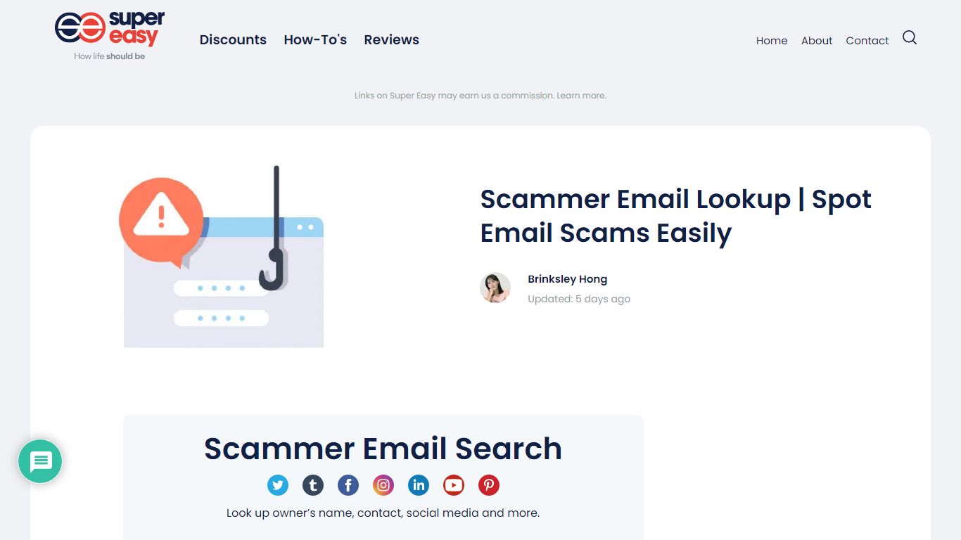 Scammer Email Lookup | Spot Email Scams Easily - Super Easy